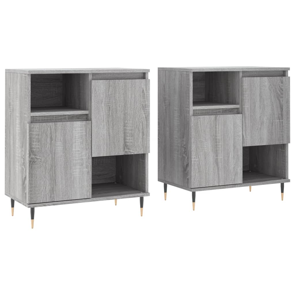 Komode 2 kom boja hrasta sonome od konstruiranog drva