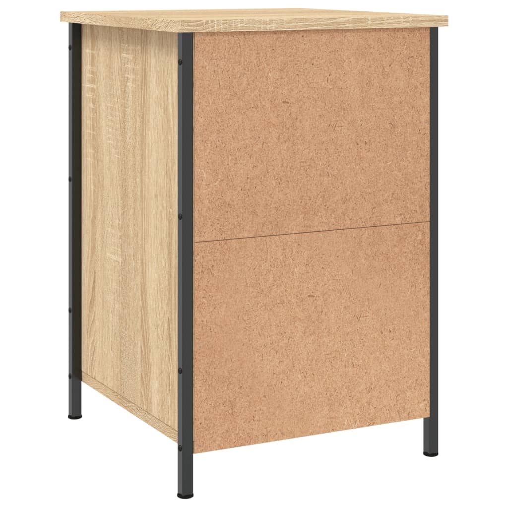 Noćni ormarići 2 kom boja hrasta 40x42x60 cm konstruirano drvo