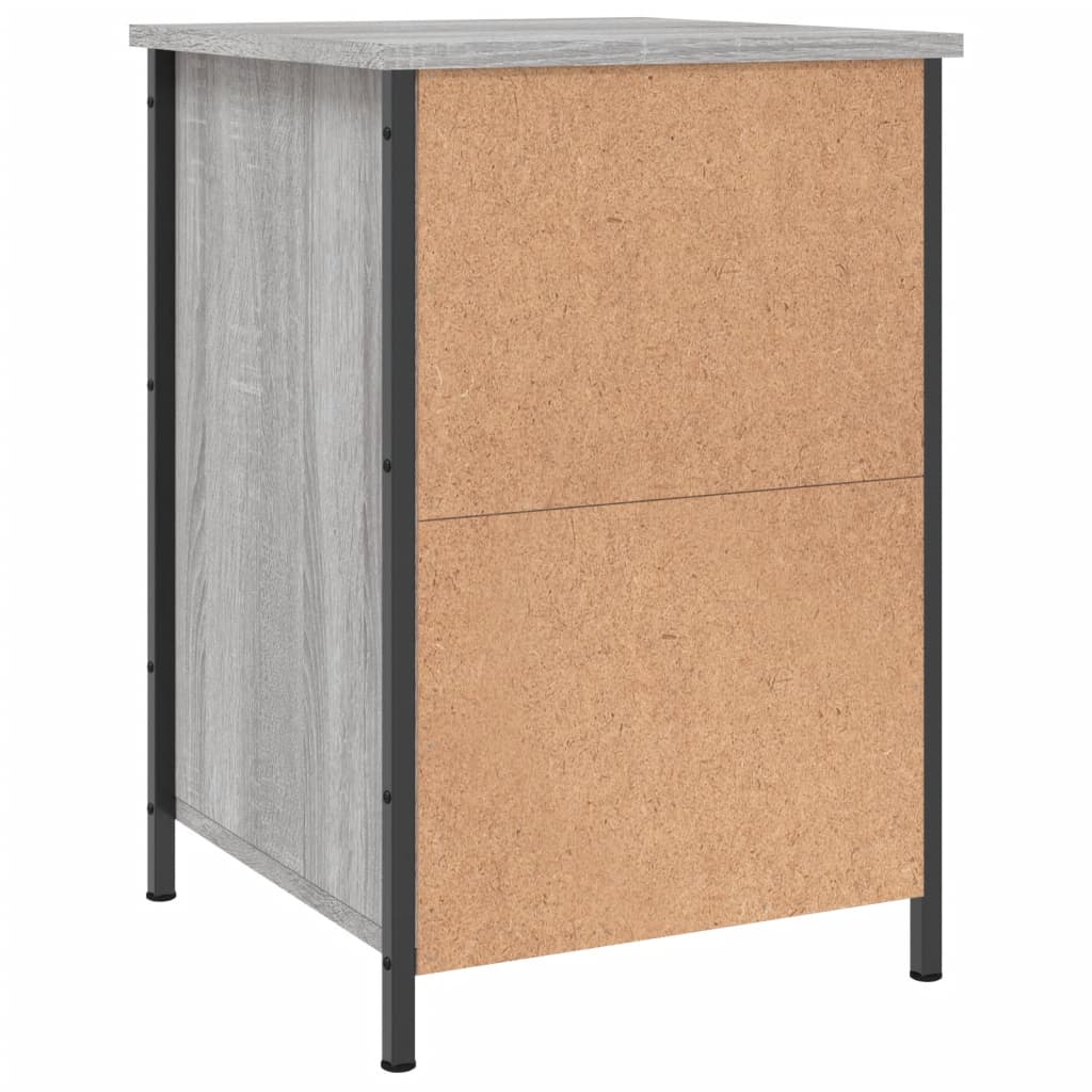 Noćni ormarići 2 kom boja hrasta 40x42x60 cm konstruirano drvo