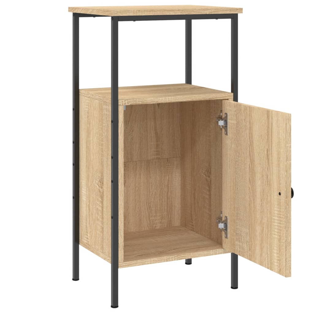 Noćni ormarići 2 kom boja hrasta 41x31x80 cm konstruirano drvo