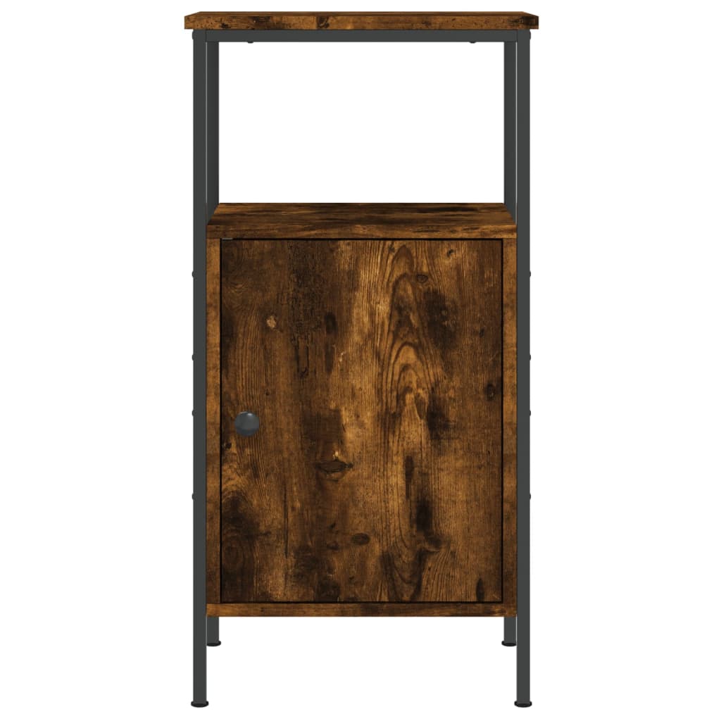 Noćni ormarići 2 kom boja hrasta 41x31x80 cm konstruirano drvo