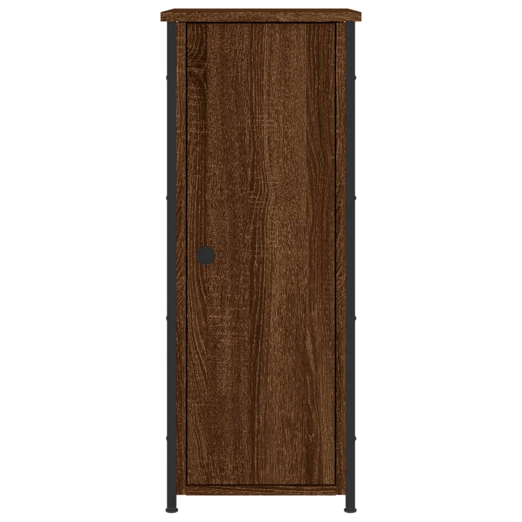 Noćni ormarići 2 kom boja hrasta 32x42x80 cm konstruirano drvo