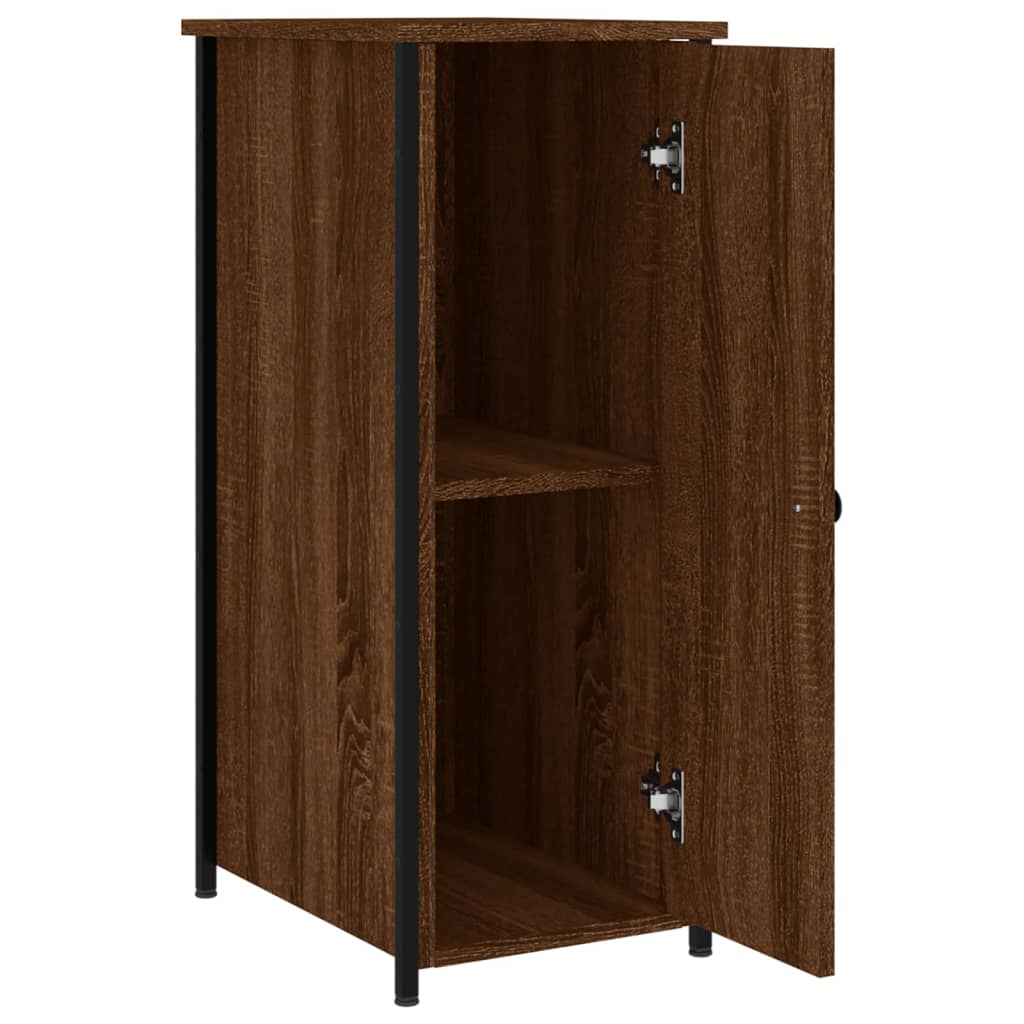 Noćni ormarići 2 kom boja hrasta 32x42x80 cm konstruirano drvo