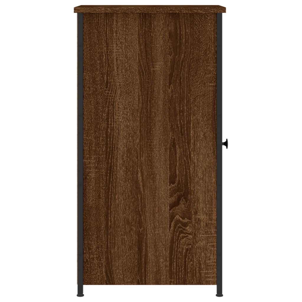Noćni ormarići 2 kom boja hrasta 32x42x80 cm konstruirano drvo