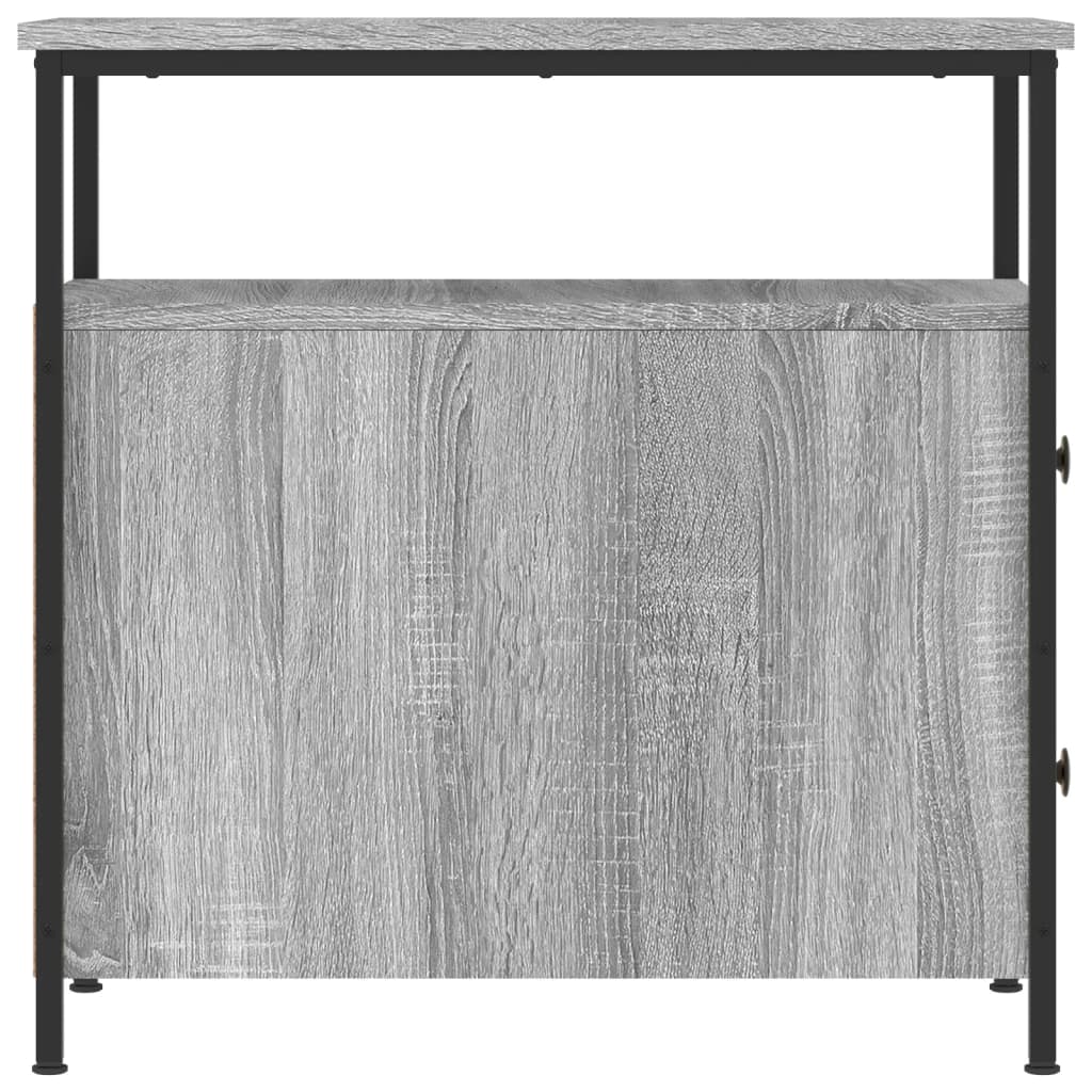 Noćni ormarići 2 kom boja hrasta 30x60x60 cm konstruirano drvo
