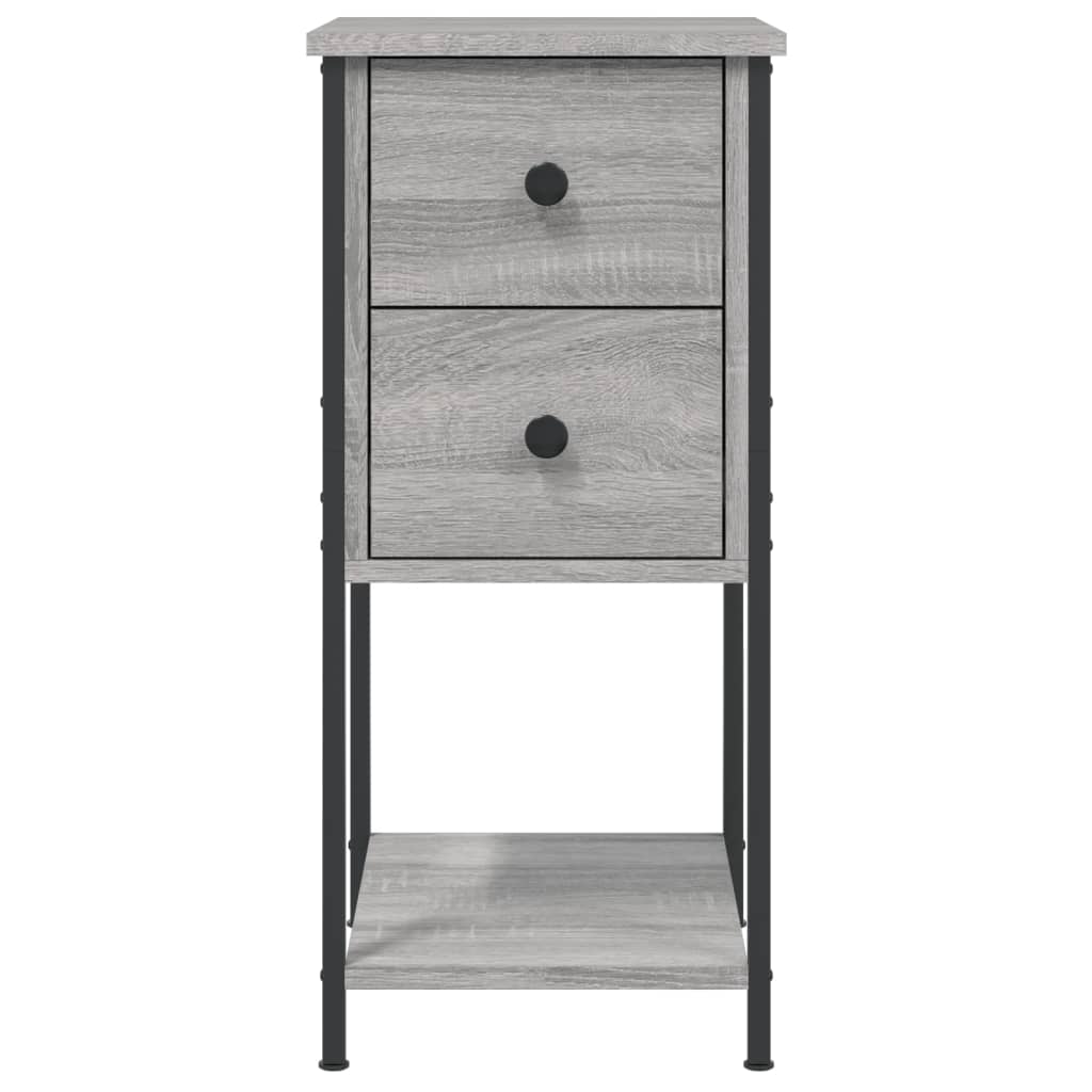 Noćni ormarići 2 kom boja hrasta 32x42x70 cm konstruirano drvo