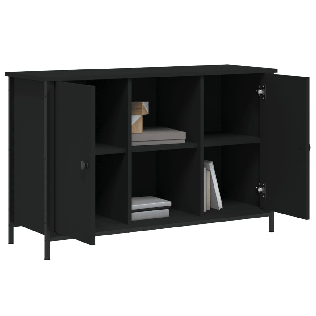 TV ormarić crni 100 x 35 x 65 cm od konstruiranog drva