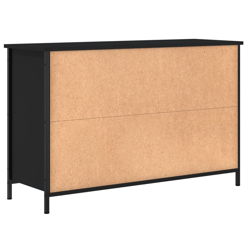 TV ormarić crni 100 x 35 x 65 cm od konstruiranog drva
