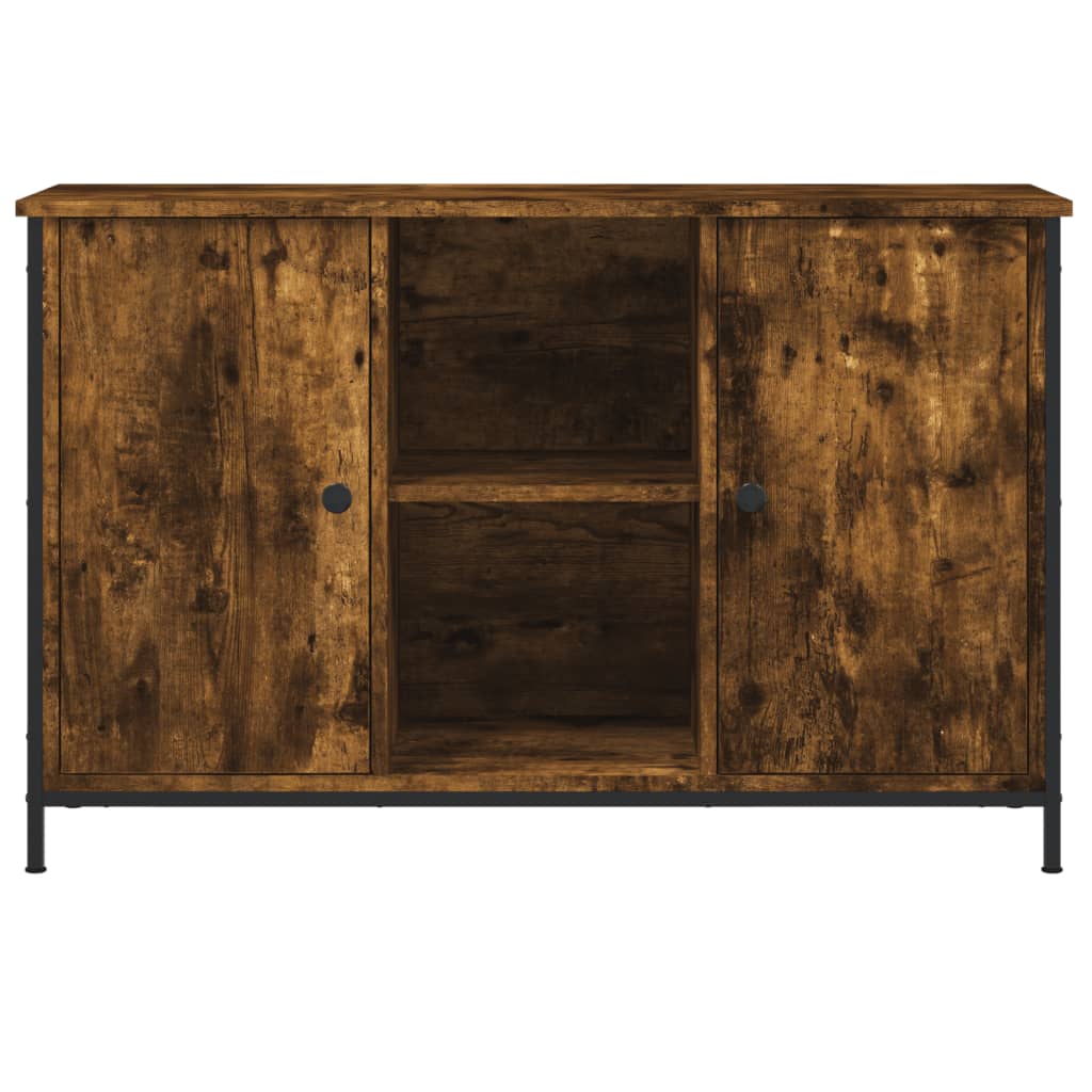 TV ormarić boja dimljenog hrasta 100x35x65 cm konstruirano drvo