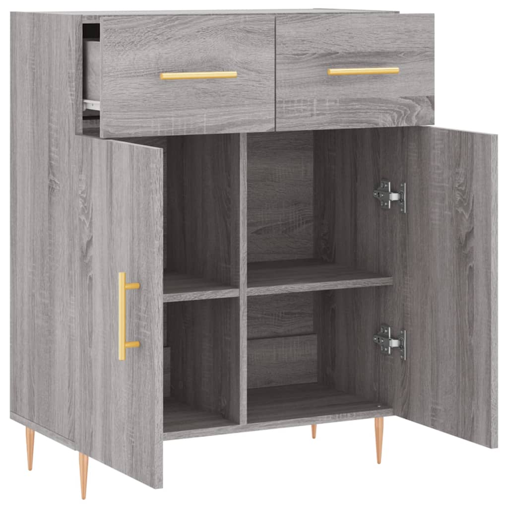 Komoda boja hrasta sonome 69,5 x 34 x 90 cm konstruirano drvo