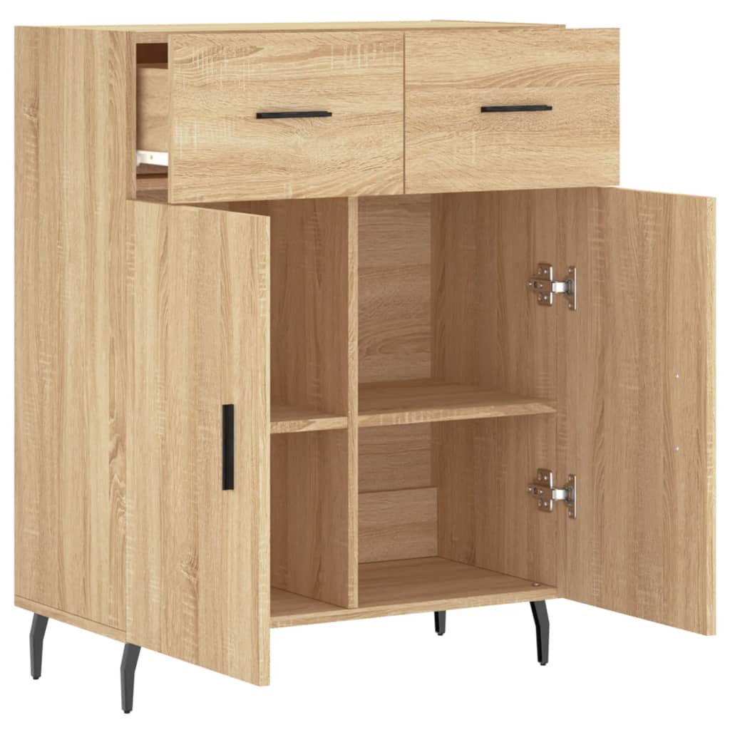 Komoda boja hrasta sonome 69,5x34x90 cm od konstruiranog drva
