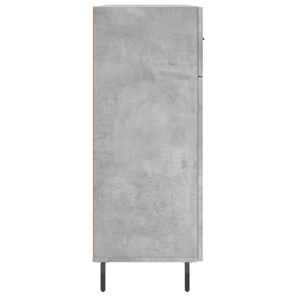 Komoda siva boja betona 69,5x34x90 cm od konstruiranog drva