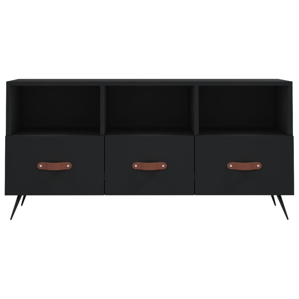 TV ormarić crni 102 x 36 x 50 cm od konstruiranog drva