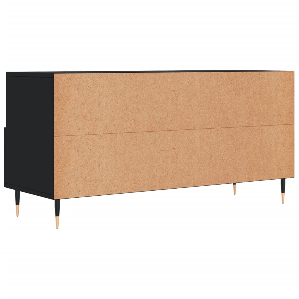 TV ormarić crni 102 x 36 x 50 cm od konstruiranog drva