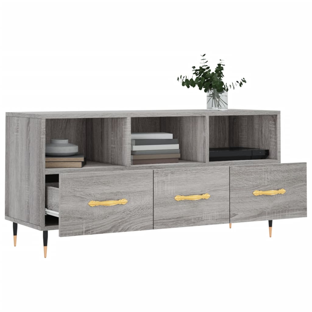 TV ormarić boja hrasta sonome 102x36x50 cm konstruirano drvo