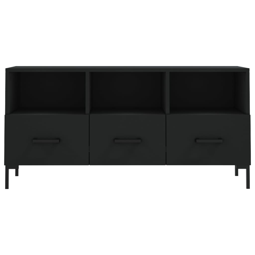 TV ormarić crni 102 x 36 x 50 cm od konstruiranog drva