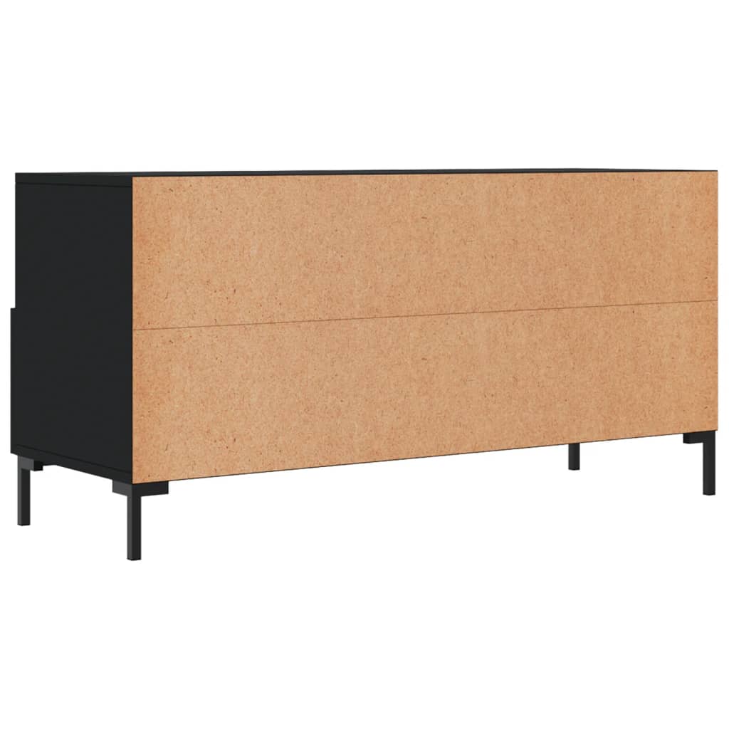 TV ormarić crni 102 x 36 x 50 cm od konstruiranog drva