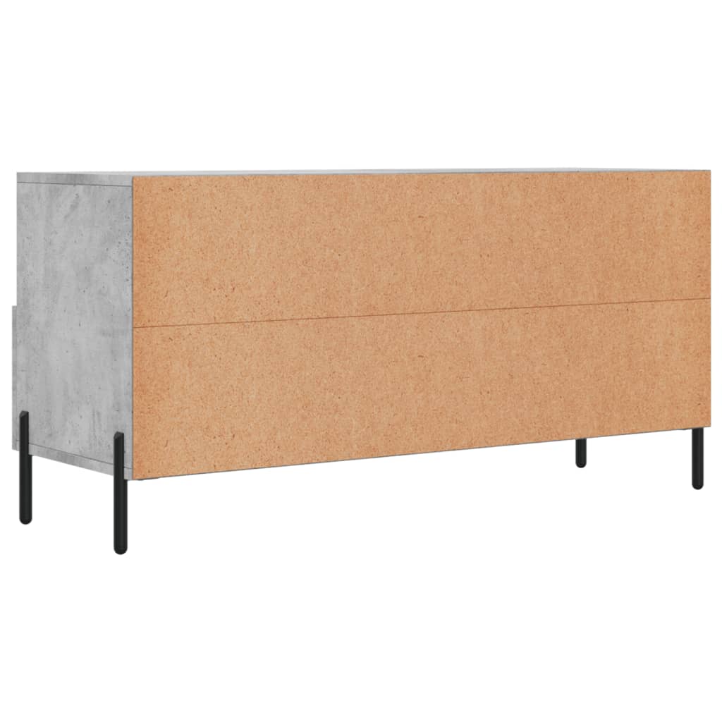 TV ormarić boja betona 102 x 36 x 50 cm od konstruiranog drva