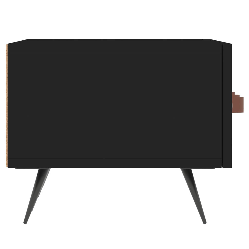 TV ormarić crni 150 x 36 x 30 cm od konstruiranog drva