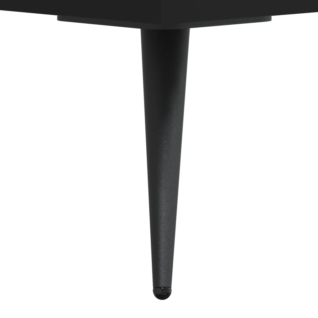 TV ormarić crni 150 x 36 x 30 cm od konstruiranog drva