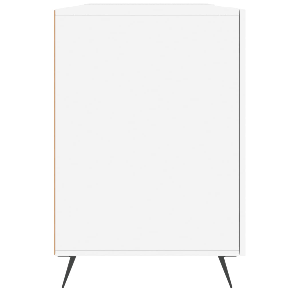 Radni stol bijeli 140 x 50 x 75 cm od konstruiranog drva