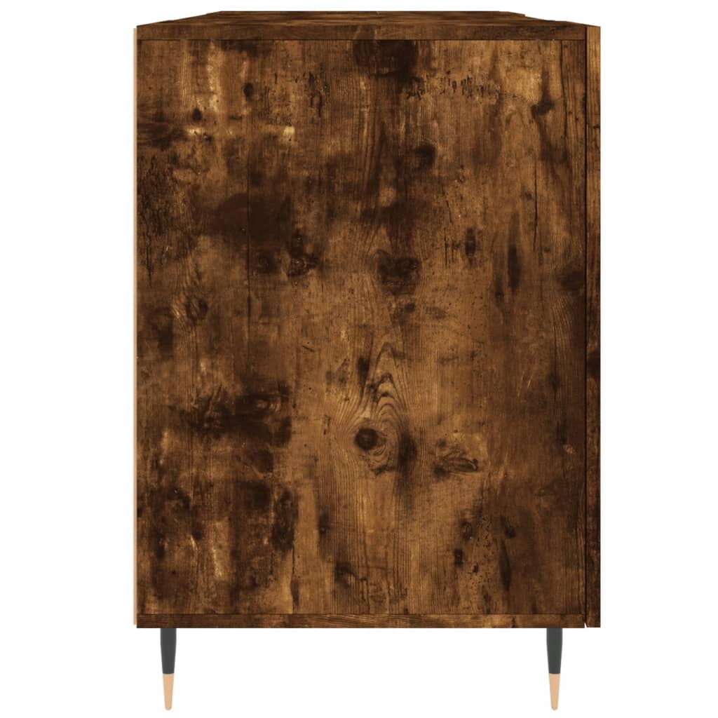Radni stol boja dimljenog hrasta 140x50x75 cm konstruirano drvo