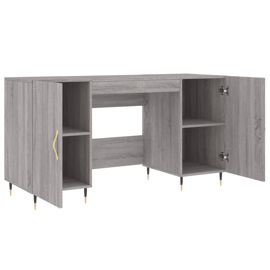 Radni stol boja hrasta sonome 140x50x75 cm konstruirano drvo