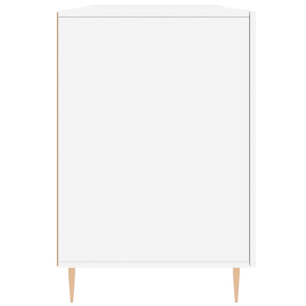 Radni stol bijeli 140 x 50 x 75 cm od konstruiranog drva