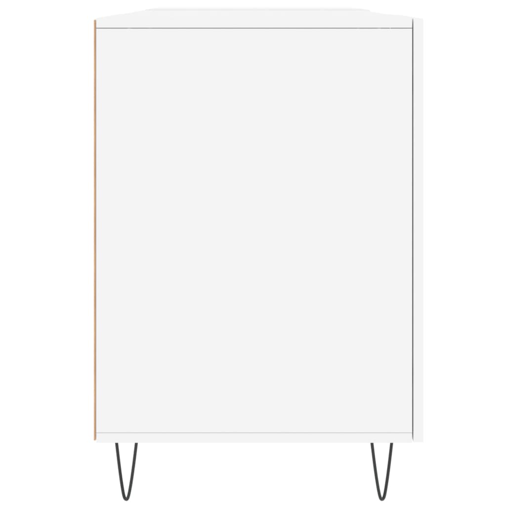 Radni stol bijeli 140 x 50 x 75 cm od konstruiranog drva