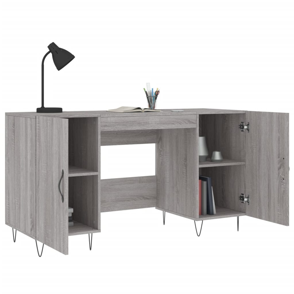 Radni stol boja hrasta sonome 140x50x75 cm konstruirano drvo