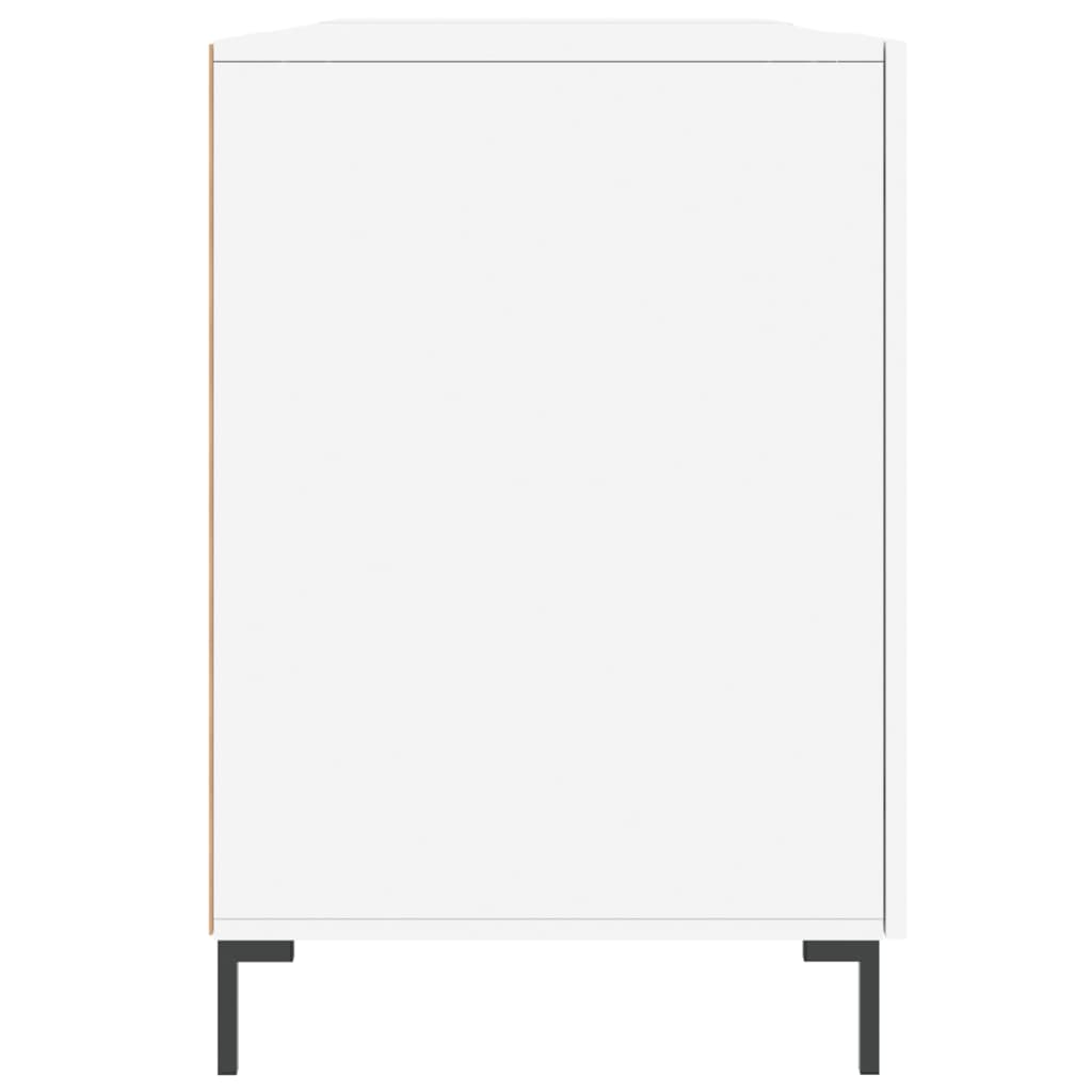 Radni stol bijeli 140 x 50 x 75 cm od konstruiranog drva