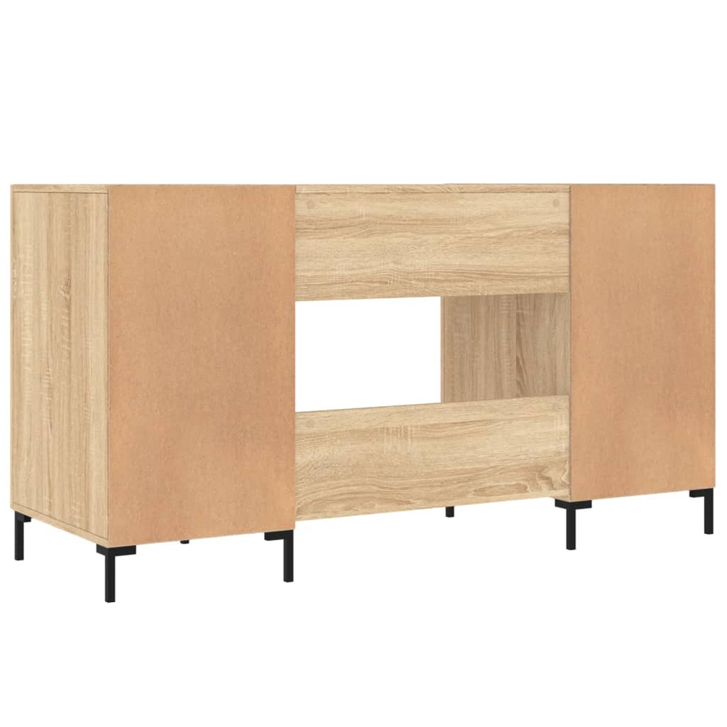 Radni stol boja hrasta sonome 140x50x75 cm konstruirano drvo