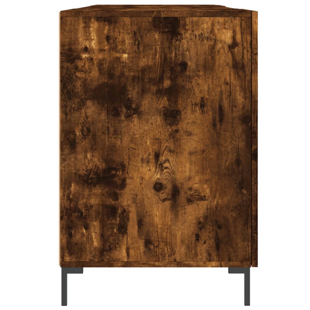Radni stol boja dimljenog hrasta 140x50x75 cm konstruirano drvo