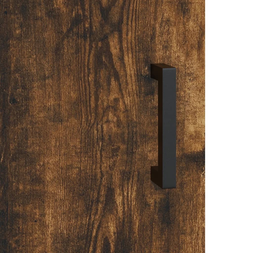 Radni stol boja dimljenog hrasta 140x50x75 cm konstruirano drvo