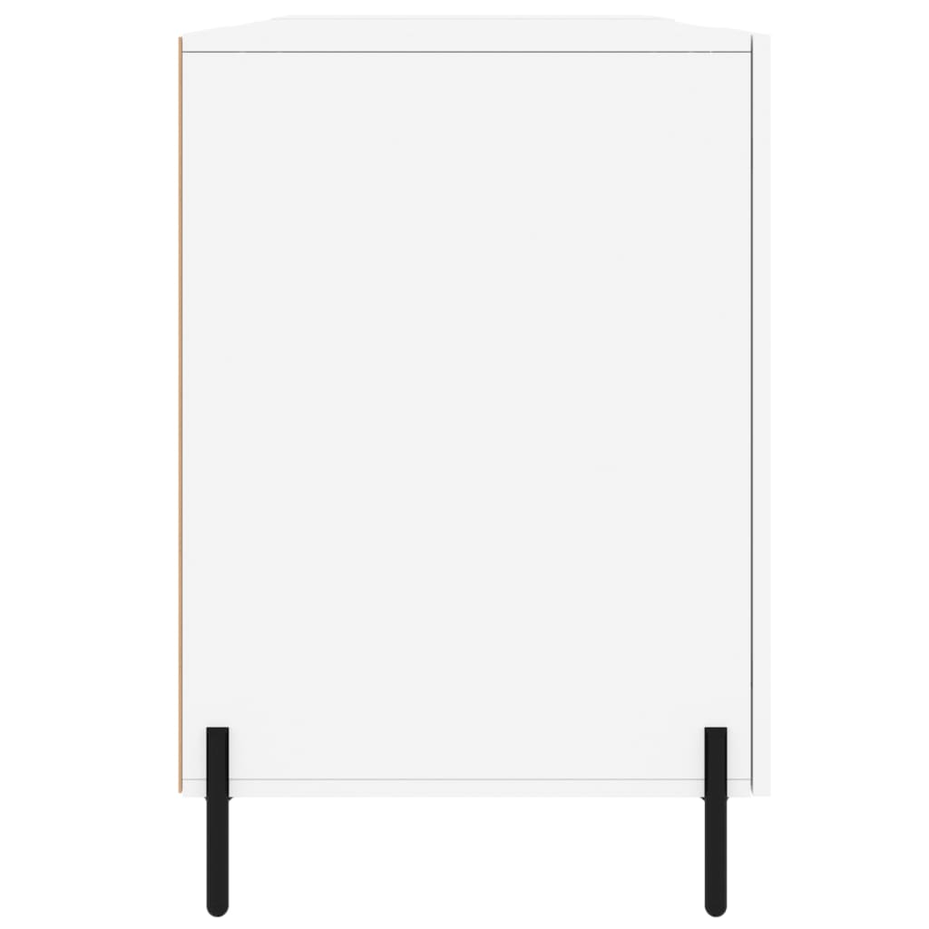 Radni stol bijeli 140 x 50 x 75 cm od konstruiranog drva