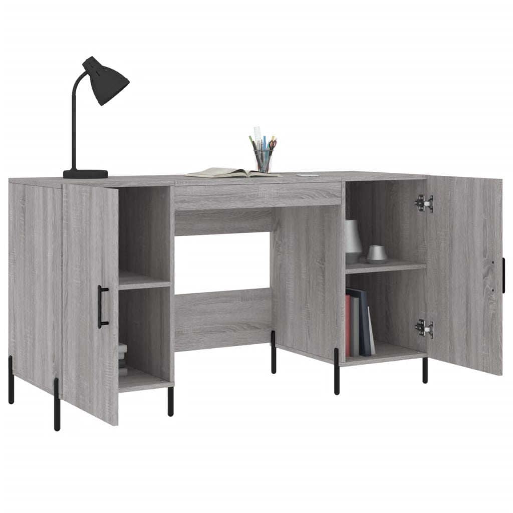Radni stol boja hrasta sonome 140x50x75 cm konstruirano drvo