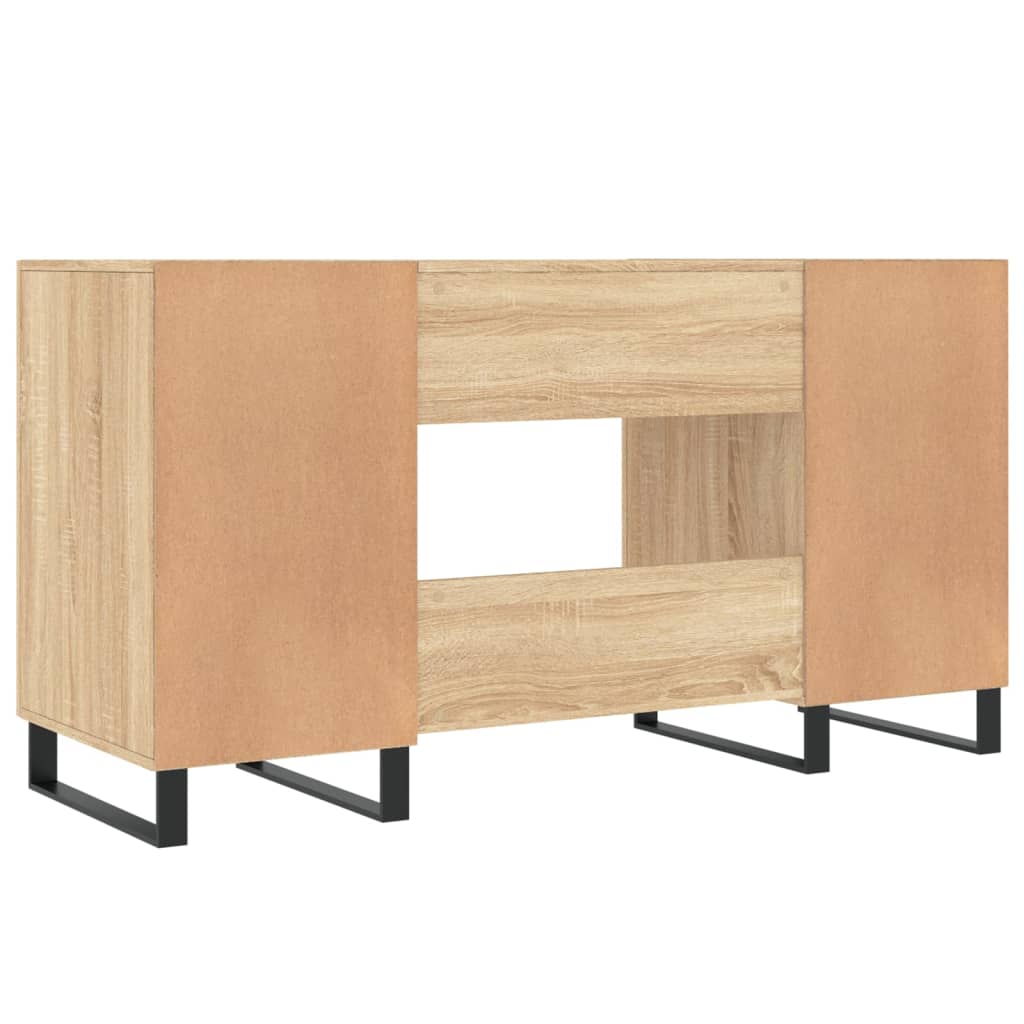 Radni stol boja hrasta sonome 140x50x75 cm konstruirano drvo