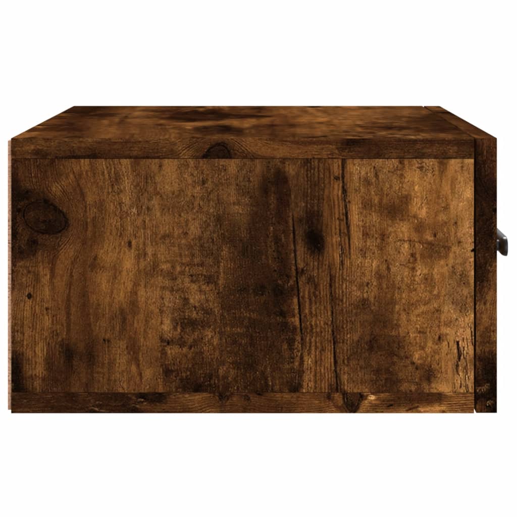 Zidni noćni ormarić boja dimljenog hrasta 35x35x20 cm