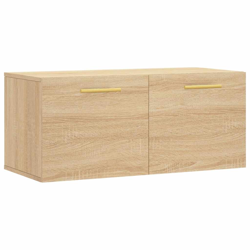 Zidni ormarić boja hrasta sonome 80x36,5x35cm konstruirano drvo