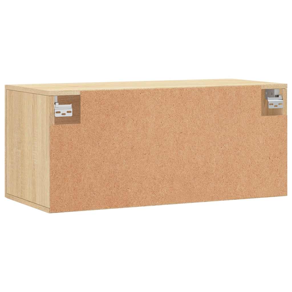 Zidni ormarić boja hrasta sonome 80x36,5x35cm konstruirano drvo