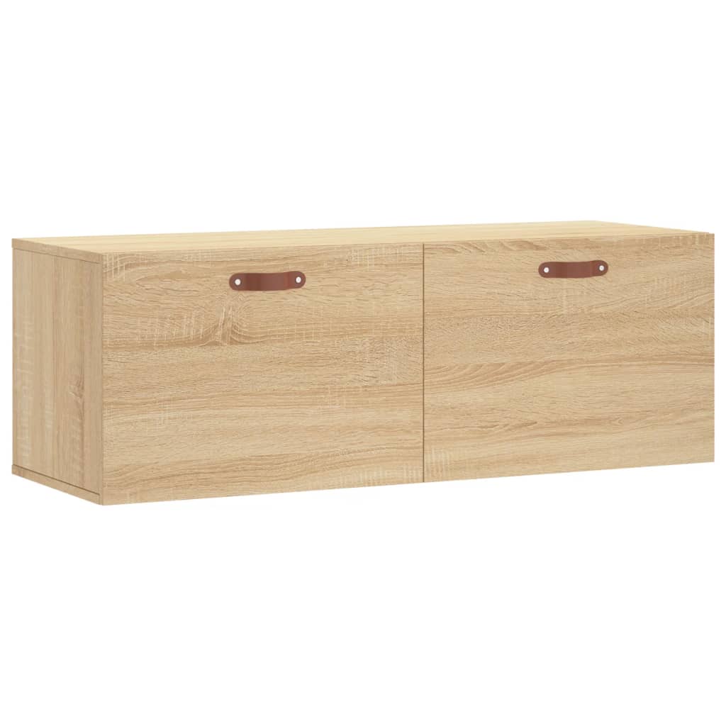 Zidni ormarić boja hrasta 100 x 36,5 x 35 cm konstruirano drvo