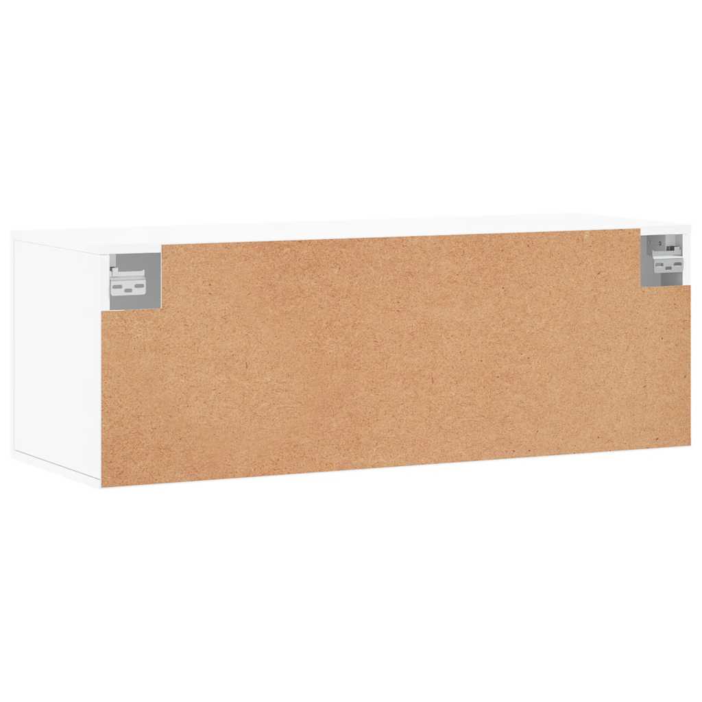 Zidni ormarić bijeli 100 x 36,5 x 35 cm od konstruiranog drva