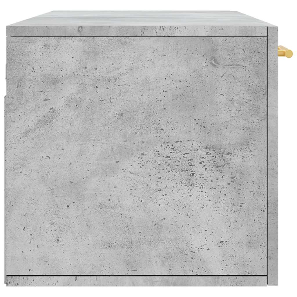 Zidni ormarić boja betona 100 x 36,5 x 35 cm konstruirano drvo