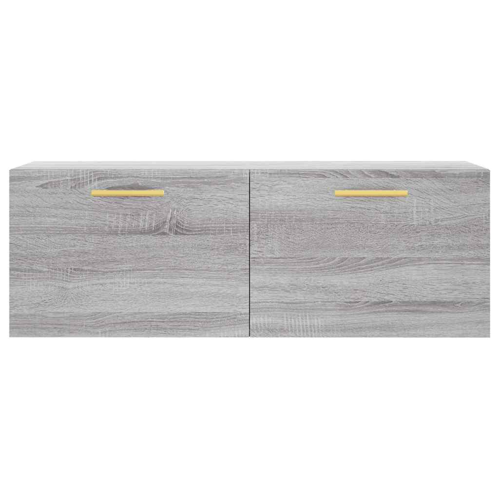 Zidni ormarić siva boja hrasta 100x36,5x35 cm konstruirano drvo