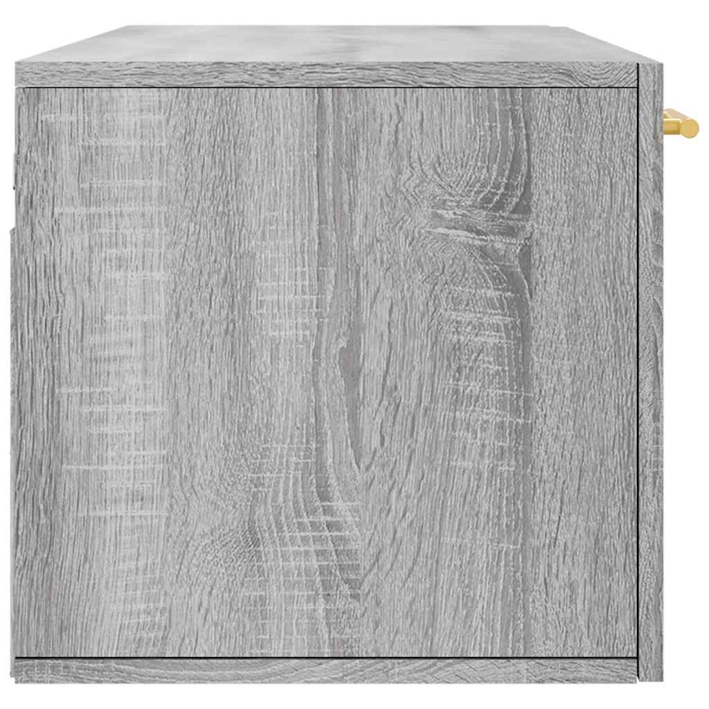 Zidni ormarić siva boja hrasta 100x36,5x35 cm konstruirano drvo