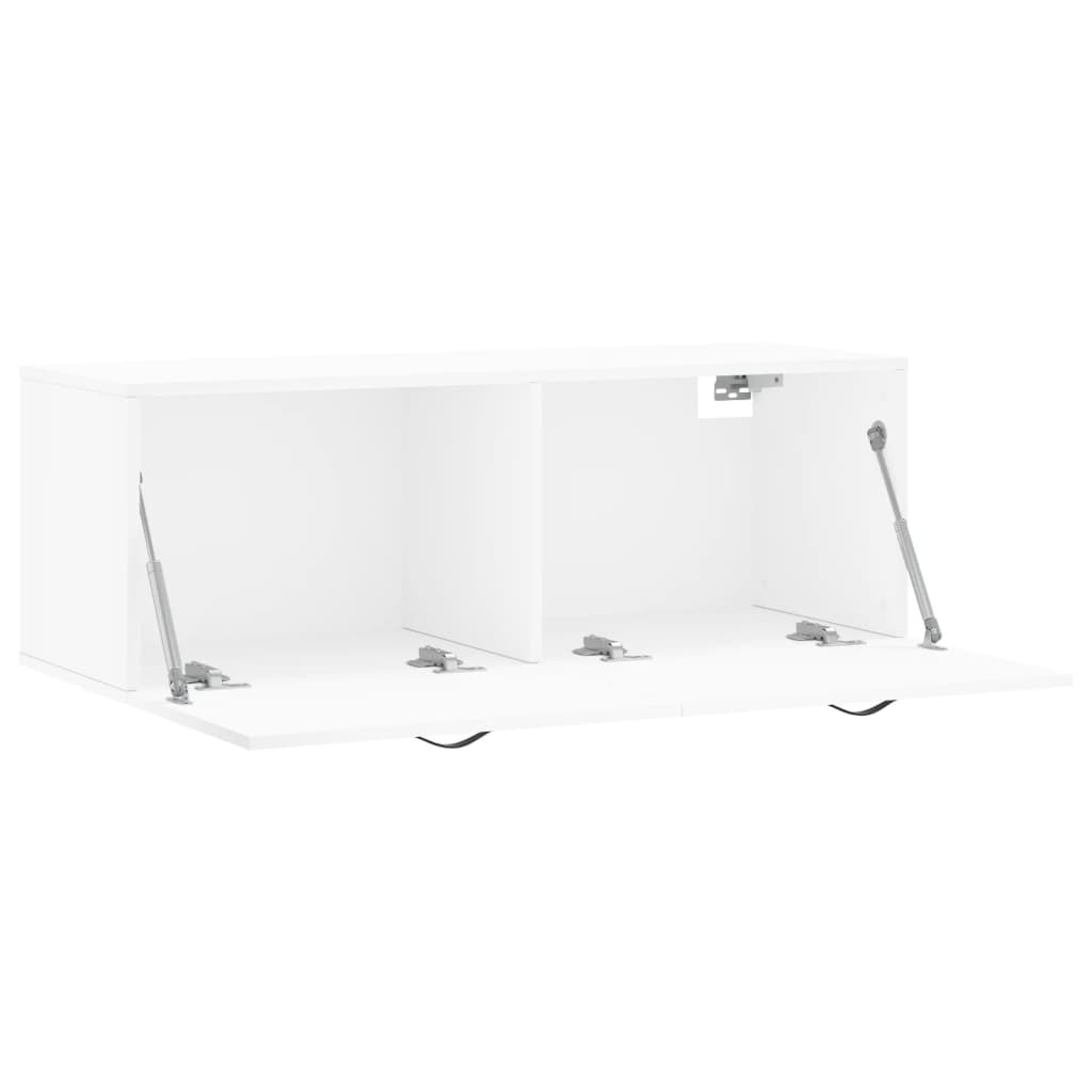 Zidni ormarić bijeli 100 x 36,5 x 35 cm od konstruiranog drva