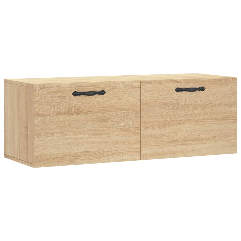 Zidni ormarić boja hrasta 100 x 36,5 x 35 cm konstruirano drvo