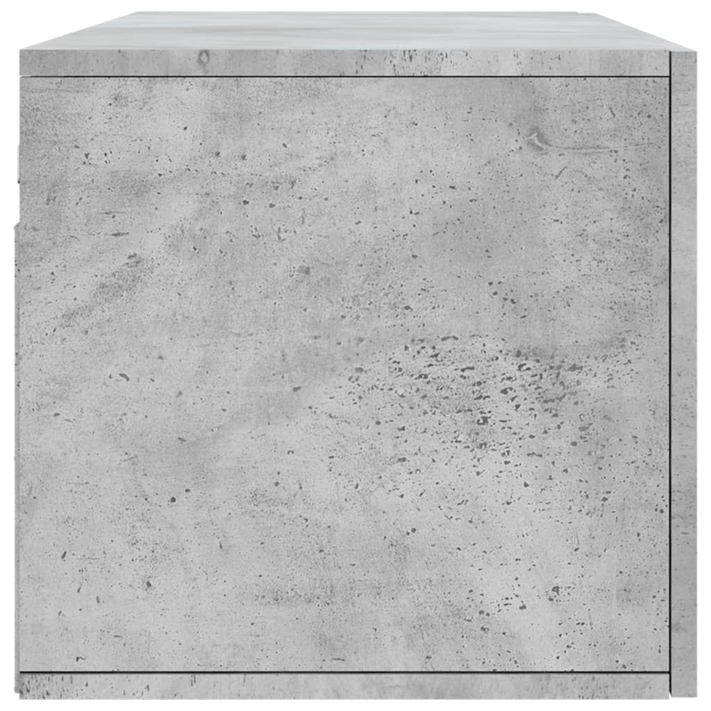 Zidni ormarić boja betona 100 x 36,5 x 35 cm konstruirano drvo