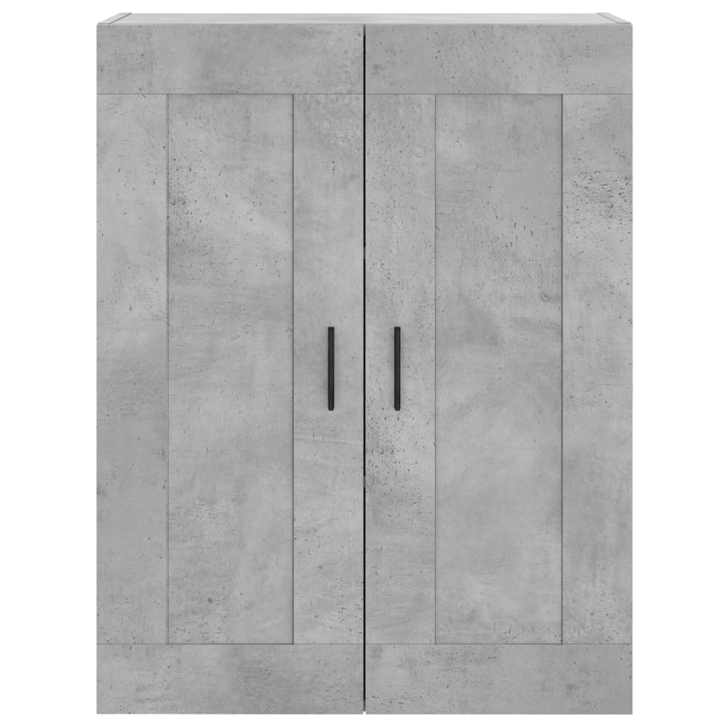 Zidni ormarić siva boja betona 69,5x34x90 cm konstruirano drvo