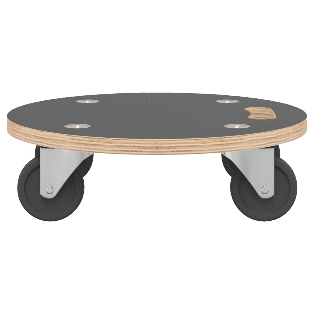 Transportna kolica 2 kom pravokutna Ø 38 x 11,5 cm 250 kg